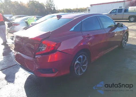 2019 Honda Civic Ex z USA, uszkodzony, nr VIN JHMFC1F31KX002826